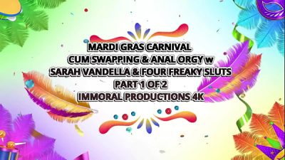 Dicks Galore, Nikki & Hubby Join The Massive Mardi Gras Orgy Party!