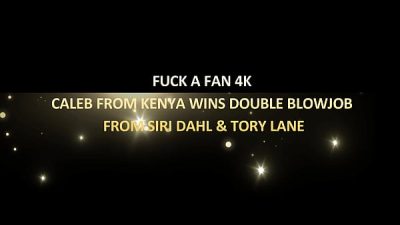 Tory Lane & Curvy Blonde Siri Dahl Spitroast Lucky Fan Caleb!